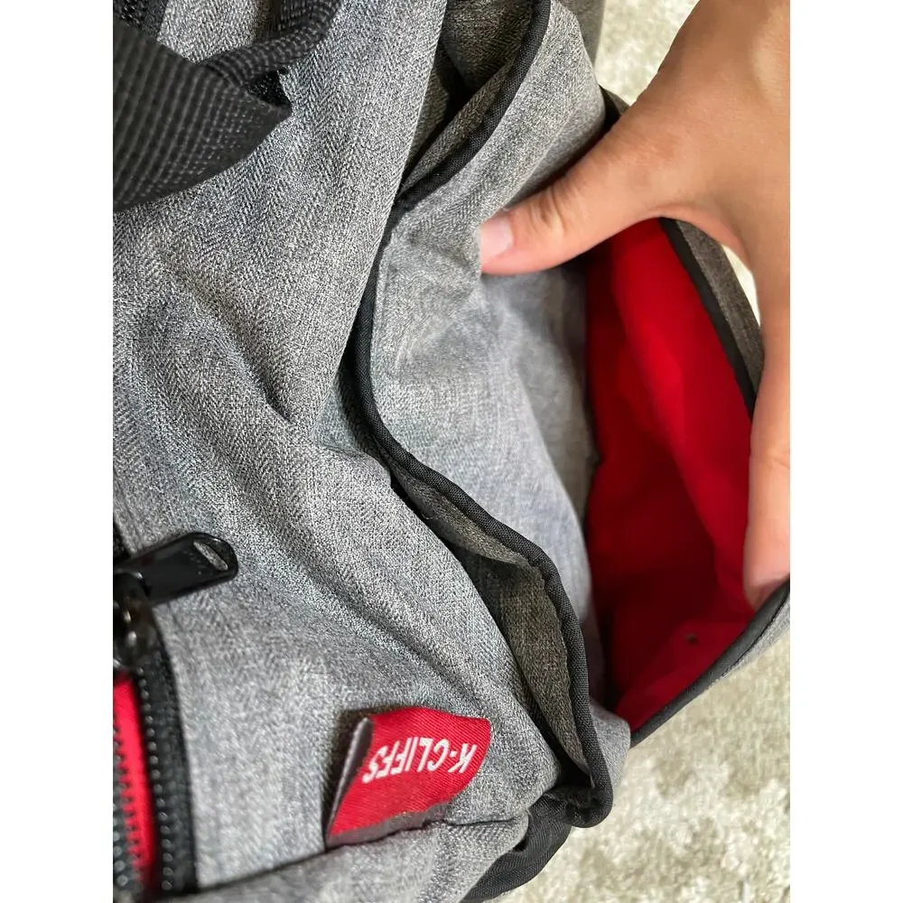 K-Cliffs Diaper Messenger Bag Unisex Organizer Tote with Changing Pad